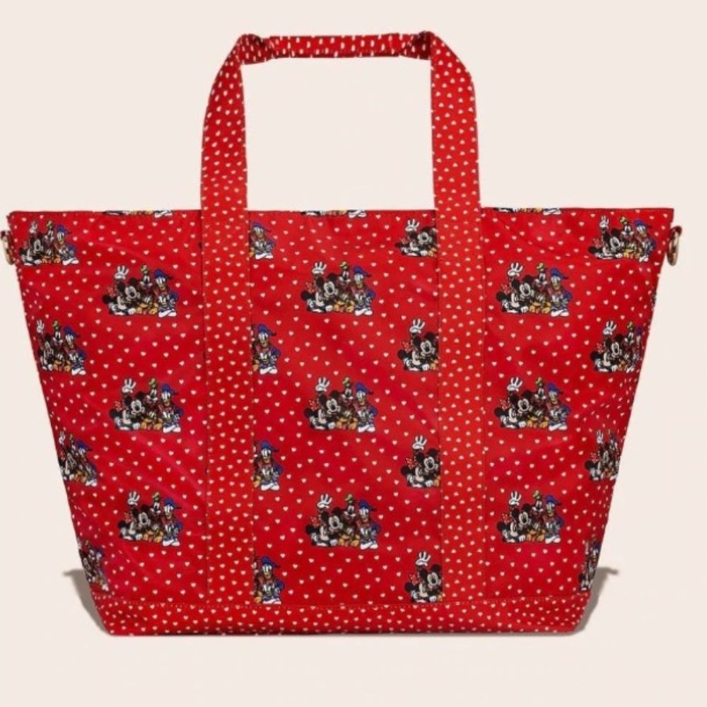 NWT Stoney Clover Lane Disney Red "Forever Friends" Large Tote